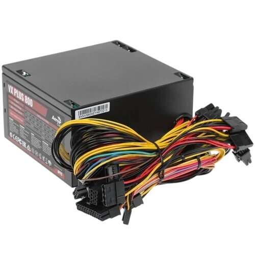 Блок питания Aerocool 800W VX 800 Plus Black