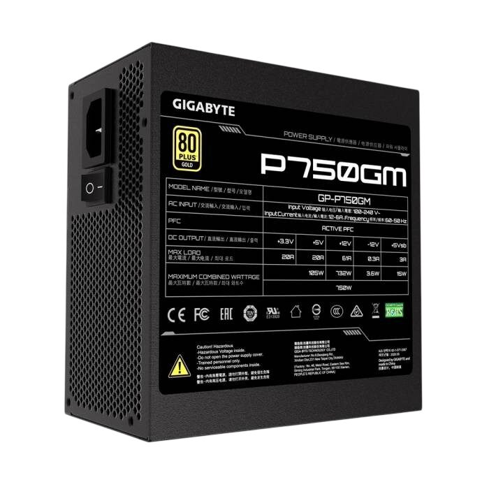 Блок питания Gigabyte 750W (GP-P750GM)