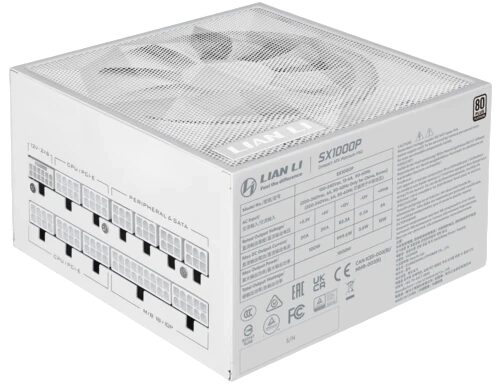 Блок питания Lian Li 1000W SX1000P White (G9P.SX1000P.W000.RU) 16 Pin (PCIe 5.1 Connector Cable Details)