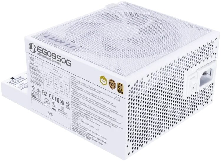 Блок питания Lian Li 850W EG0850G White (G9P.EG0850G.W000.RU) 16 Pin (PCIe 5.0 Connector Cable Details)