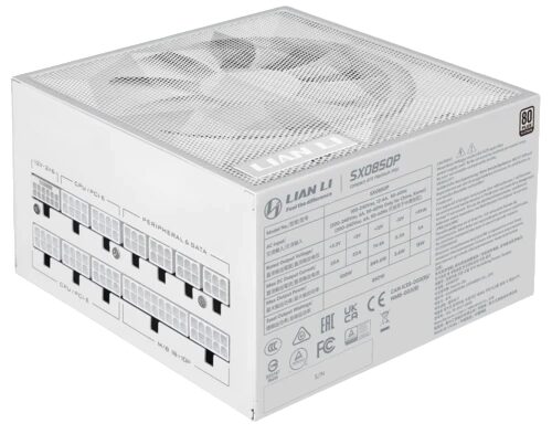 Блок питания Lian Li 850W SX0850P White (G9P.SX0850P.W000.RU) 16 Pin (PCIe 5.1 Connector Cable Details)