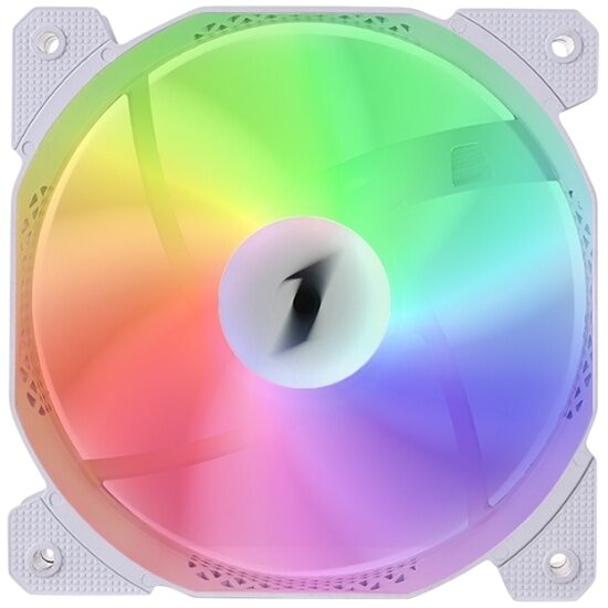 Вентилятор для корпуса 1STPLAYER F7R Reverse ARGB White (F7R-WH)
