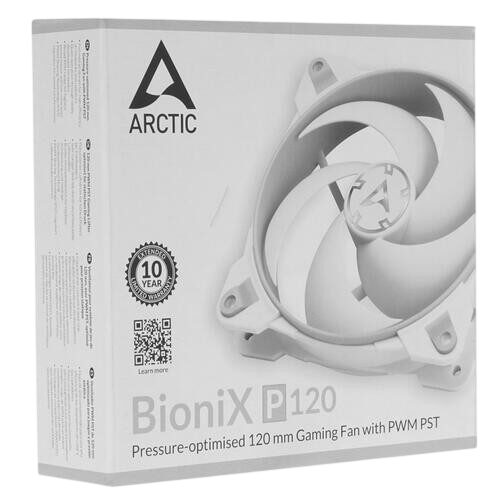 Вентилятор для корпуса Arctic Cooling BioniX P120 Grey/White PWM ACFAN00167A PWM