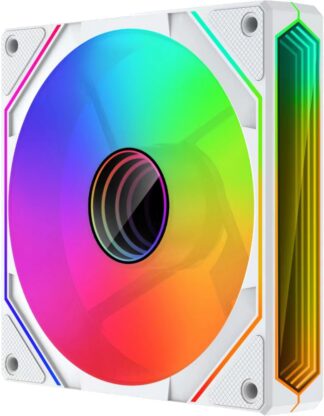 Вентилятор для корпуса Helly 6-PRO 120 мм Mirror ARGB Reverse White