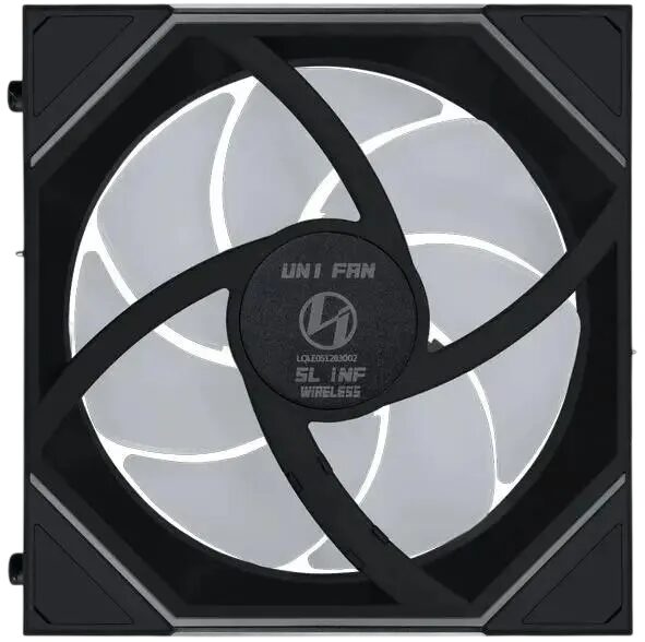 Вентилятор для корпуса Lian Li UNI FAN SL-INF WIRELESS 120 Reverse Blade 12RSLIN1W1B ARGB Black (G99.12RSLIN1W1B.R0)