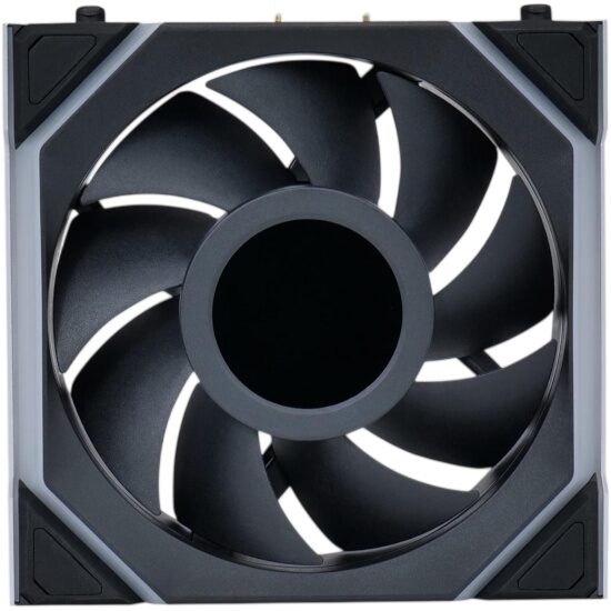 Вентилятор для корпуса Lian Li UNI FAN SL WIRELESS LCD 120 12SLLCD1W1B ARGB Black (G99.12SLLCD1W1B.R0)