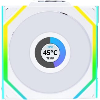Вентилятор для корпуса Lian Li UNI FAN SL WIRELESS LCD 120 Reverse Blade ARGB White 12RSLLCD1W1W (G99.12RSLLCD1W1W.R0)