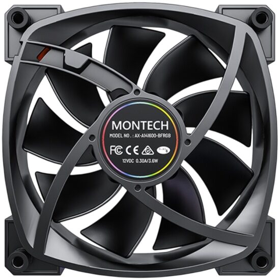 Вентилятор для корпуса Montech AX140 ARGB Black (AX140B) PWM