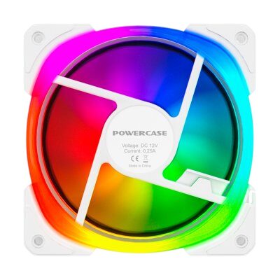 Вентилятор для корпуса Powercase (CM21-14W ARGB) White