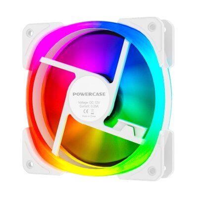 Вентилятор для корпуса Powercase (CM21-14W ARGB) White