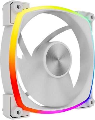 Вентилятор для корпуса Powercase (M55-12W ARGB) White