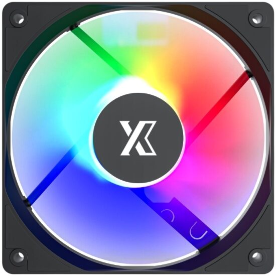 Вентилятор для корпуса XASTRA FC120B FRGB Black (FC120-1BF-SBP-GL)