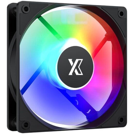 Вентилятор для корпуса XASTRA FC120B FRGB Black (FC120-1BF-SBP-GL)