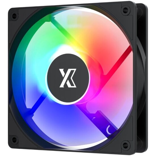 Вентилятор для корпуса XASTRA FC120B FRGB Black (FC120-1BF-SBP-GL)