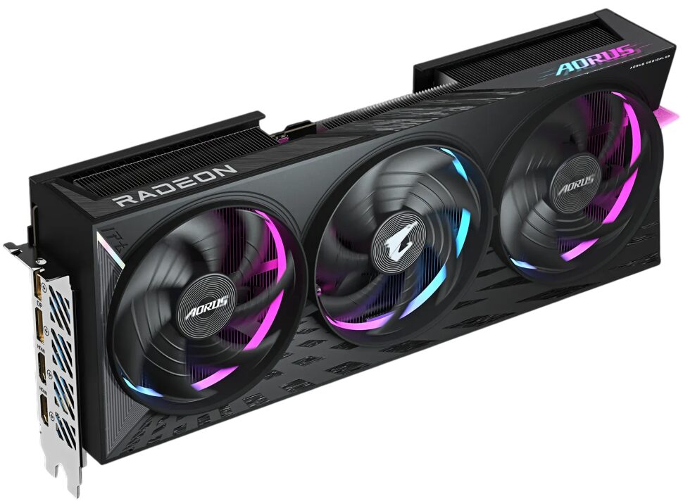 Видеокарта Gigabyte (GV-R9070XTAORUS E-16GD) Radeon RX 9070 XT 16GB AORUS E