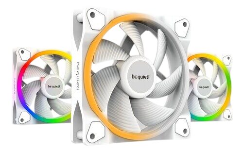 Комплект вентиляторов Be Quiet! LIGHT WINGS RGB White BL100