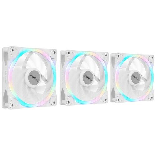 Комплект вентиляторов Be Quiet! LIGHT WINGS RGB White BL100