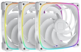 Комплект вентиляторов для корпуса Geometric Future Squama 2503W-14 ARGB White (1F2503W314000)