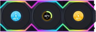 Комплект вентиляторов для корпуса Lian Li UNI FAN SL WIRELESS LCD 120 ARGB Black (G99.12SLLCD1W3B.R0)