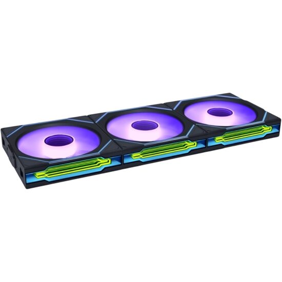 Комплект вентиляторов для корпуса Lian Li UNI FAN SL-INF WIRELESS 120 Reverse Blade 12RSLIN1W3B ARGB Black (G99.12RSLIN1W3B.R0)