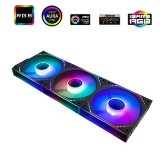 Комплект вентиляторов для корпуса Thermalright TL-M12Q-S X3 ARGB Black (TRTLM12QS.3P)