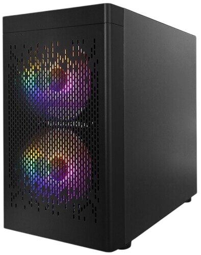 Компьютерный корпус 1STPLAYER DK D3-B LED Black (D3-B-BK-2F1P-1F1)