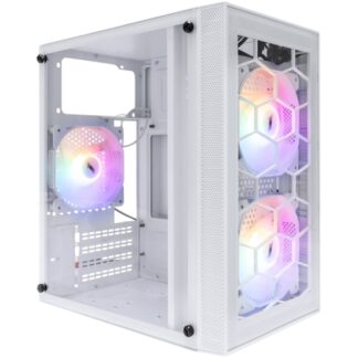 Компьютерный корпус 1STPLAYER FIREBASE X1 LED White (X1-WH-3F1-W)