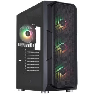 Компьютерный корпус 1STPLAYER FIREBASE XF ARGB Black (XF-BK-4F7)