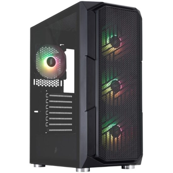 Компьютерный корпус 1STPLAYER FIREBASE XF ARGB Black (XF-BK-4F7)
