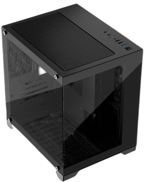 Компьютерный корпус 1STPLAYER MEGAVIEW MV5-T Black (MV5-TP-BK)