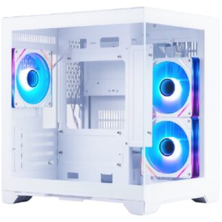 Компьютерный корпус 1STPLAYER MEGAVIEW MV5-TP ARGB White (MV5-TP-WH-2FC7R-W-1FC7-W)