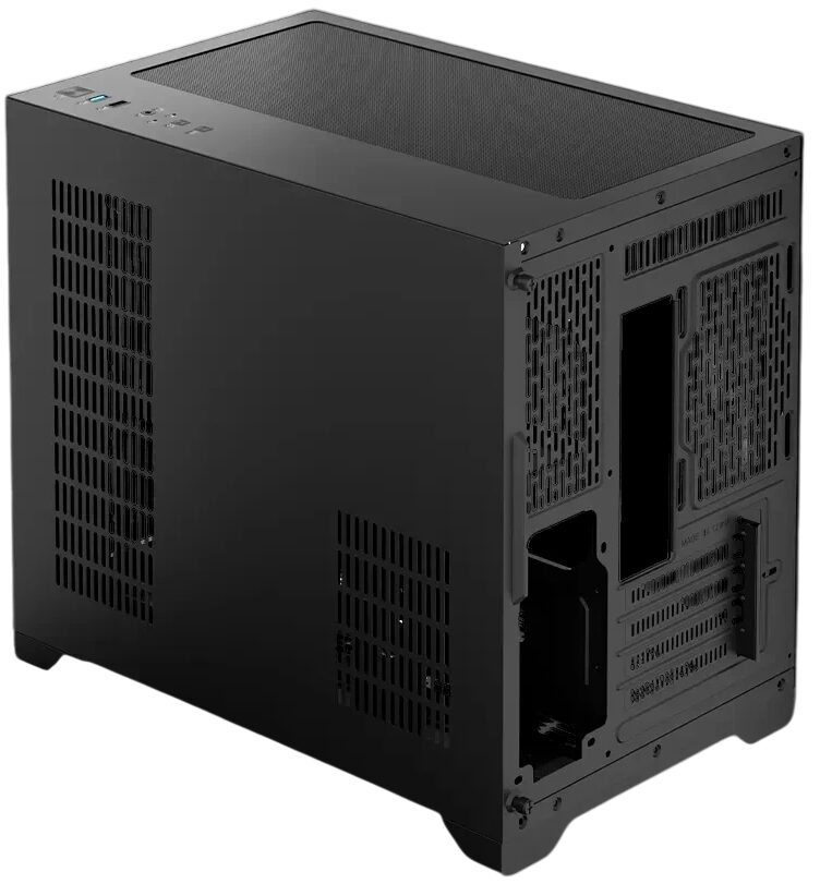 Компьютерный корпус 1STPLAYER MEGAVIEW MV6-T Black (MV6-TP-BK)