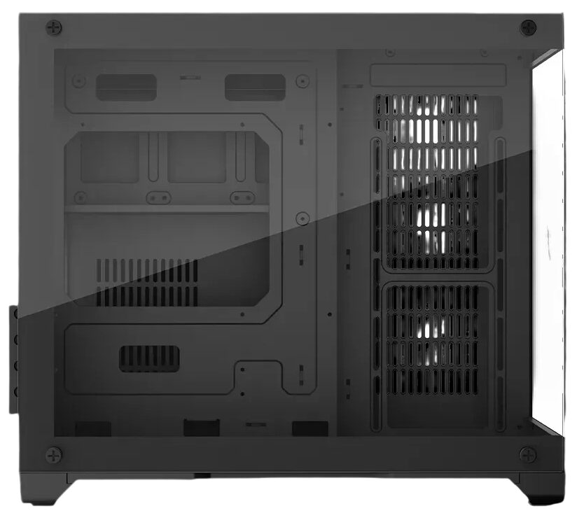 Компьютерный корпус 1STPLAYER MEGAVIEW MV6-T Black (MV6-TP-BK)