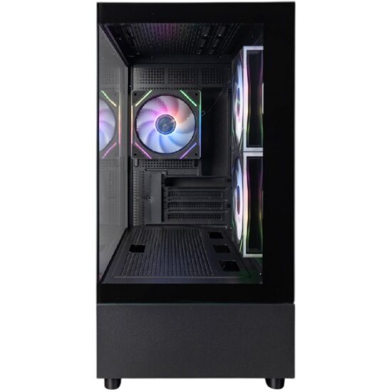 Компьютерный корпус 1STPLAYER MIKU Mi5 ARGB Black (Mi5-BK-2FC7R-1FC7)