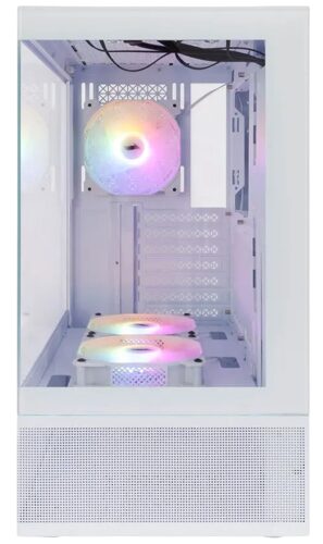 Компьютерный корпус 1STPLAYER MIKU Mi7-A LED TG White (Mi7-A-WH-2F1R-W-1F1-W)