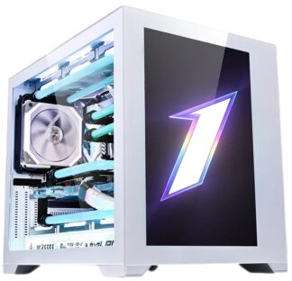 Компьютерный корпус 1STPLAYER STEAMPUNK SP7 EV EMOTION VIEW White (SP7-EV-WH)