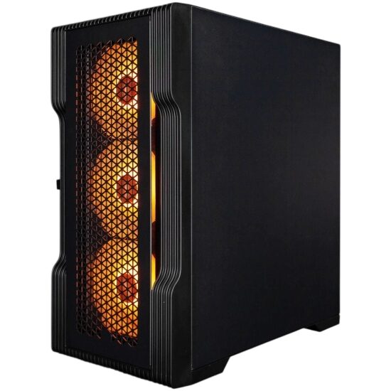 Компьютерный корпус 1STPLAYER TRILOBITE T3 ARGB Black (T3-BK-4F7)