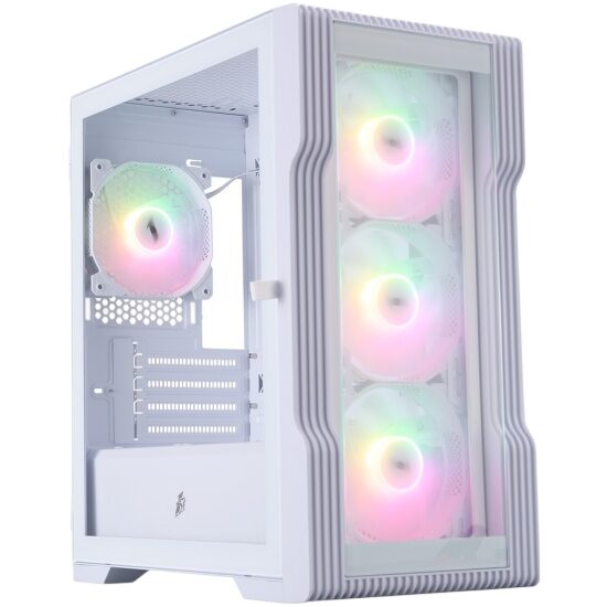 Компьютерный корпус 1STPLAYER TRILOBITE T3-G ARGB White (T3-G-WH-4F7-W)