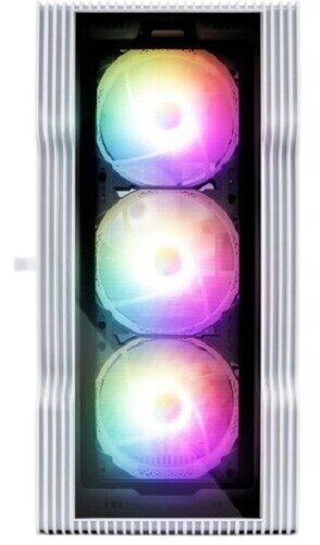 Компьютерный корпус 1STPLAYER TRILOBITE T3-G TG LED White (T3-G-WH-4F1-W)