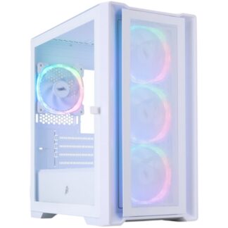 Компьютерный корпус 1STPLAYER TRILOBITE T4 MESH ARGB White (T4-WH-4FS7-W)