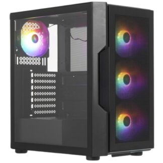 Компьютерный корпус 1STPLAYER TRILOBITE T7-P FRGB Black (T7-P-BK-4F1)