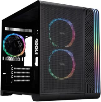 Компьютерный корпус 1STPLAYER VT6 ARGB Black (VT6-BK-3FS7)