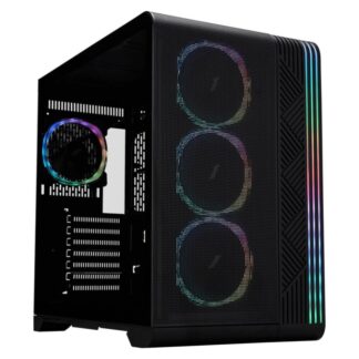 Компьютерный корпус 1STPLAYER VT7 ARGB Black (VT7-BK-4FS7)