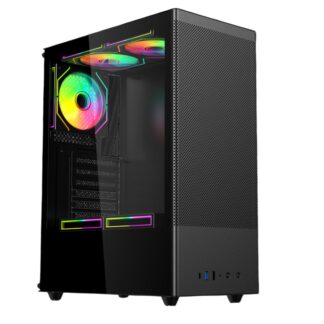 Компьютерный корпус ACD Citadel 108B TG Black (AH-SI2G0-000)