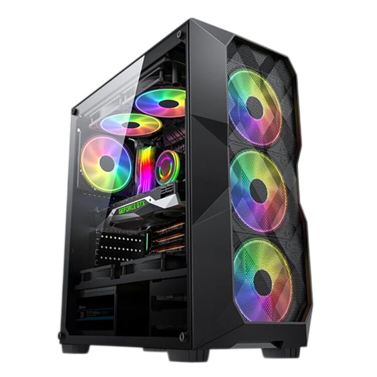 Компьютерный корпус ALSEYE TG Black (Big Jony -B)