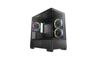 Компьютерный корпус Deepcool CG380U 3F TG Black