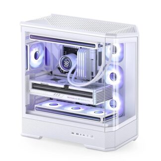 Компьютерный корпус JONSBO D400 TG White