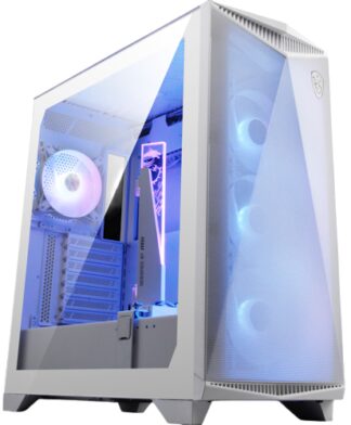 Компьютерный корпус MSI MPG GUNGNIR 300R AIRFLOW TG White (306-7G21W21-W57) PWM RGB Fan