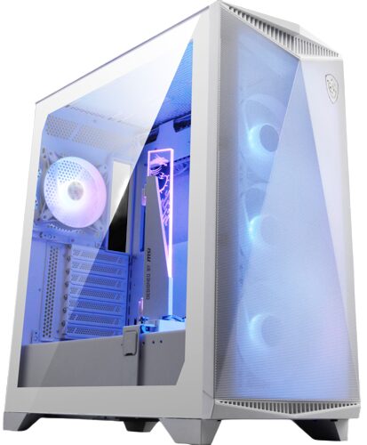 Компьютерный корпус MSI MPG GUNGNIR 300R AIRFLOW TG White (306-7G21W21-W57) PWM RGB Fan