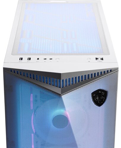 Компьютерный корпус MSI MPG GUNGNIR 300R AIRFLOW TG White (306-7G21W21-W57) PWM RGB Fan